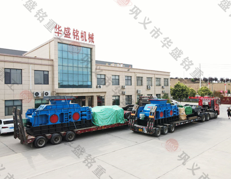 水泥廢料用什么破碎好？就用液壓對輥制砂機